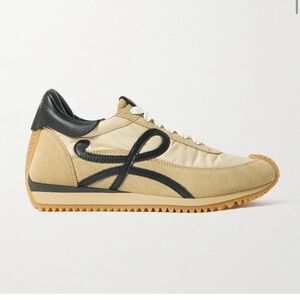 Loewe Cream / Beige and Black Sneakers